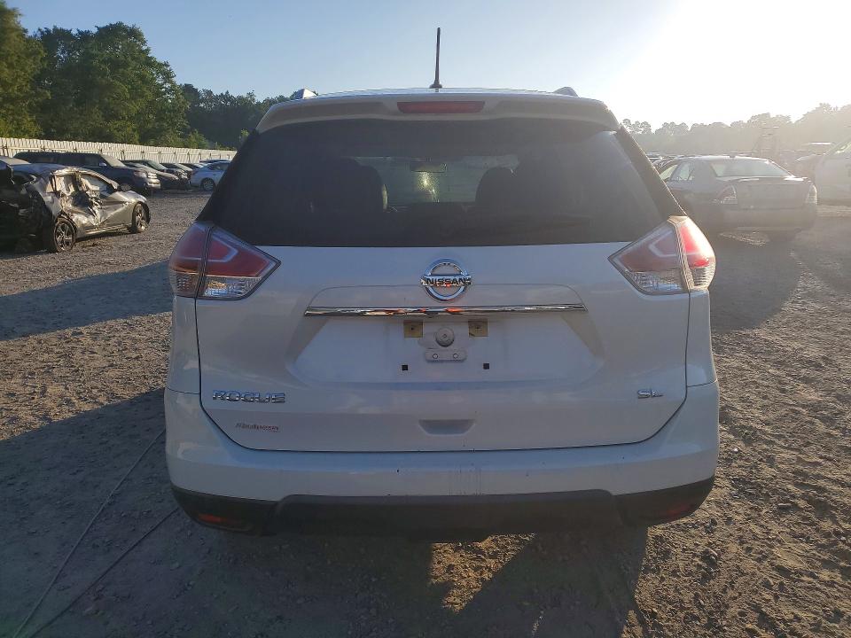 2016 Nissan Rogue VIN KNMAT2MT6GP704295 COPART salvage auction — FRONT END, Ga - Cert Of Title-Salvage, sold $3,000 on 2026-07-07 (photo 6)