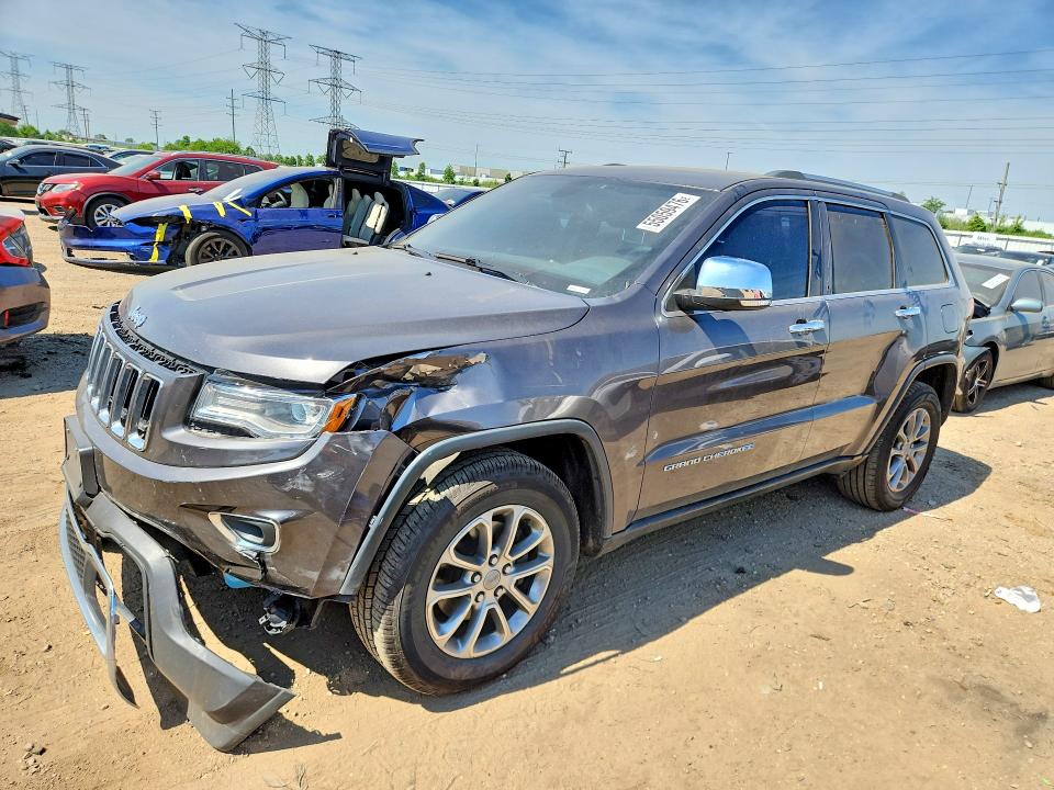 2014 Jeep VIN 1C4RJFBG0EC546336 COPART salvage auction — FRONT END, IL - SALVAGE CERTIFICATE, sold $2,600 on 2026-07-09 (photo 1)