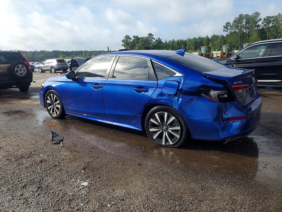 2022 Honda Civic VIN 2HGFE1F77NH307224 COPART salvage auction — SIDE, Sc - Cert Of Title-Salvage, sold $4,950 on 2026-07-20 (photo 2)