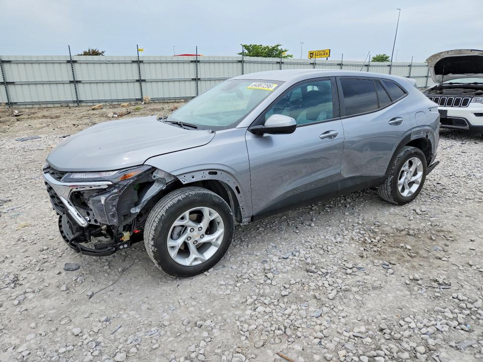 2024 Chevrolet Trax VIN KL77LFE27RC133754 COPART salvage auction — FRONT END, Il - Salvage Certificate, sold $5,700 on 2026-07-15 (photo 1)