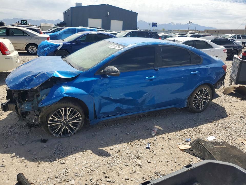 2023 Kia Forte VIN 3KPF54AD5PE585812 COPART salvage auction — FRONT END, Ut - Salvage Certificate, sold $150 on 2026-07-24 (photo 1)