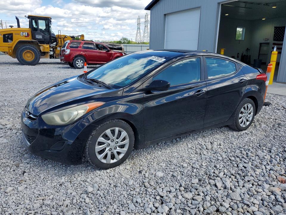 2012 Hyundai VIN KMHDH4AE4CU292997 COPART salvage auction — REAR END, Oh - Cert Of Title-Salvage, sold $925 on 2026-07-07 (photo 1)