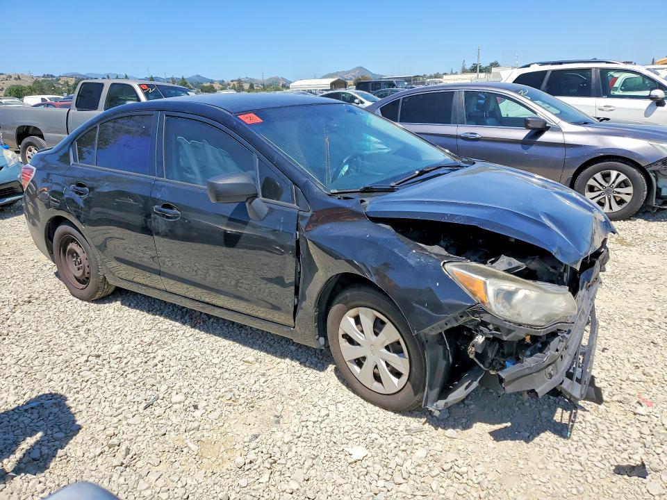2015 Subaru Impreza VIN JF1GJAA62FG007655 COPART salvage auction — FRONT END, Ca - Salvage Certificate, sold $500 on 2026-07-16 (photo 4)