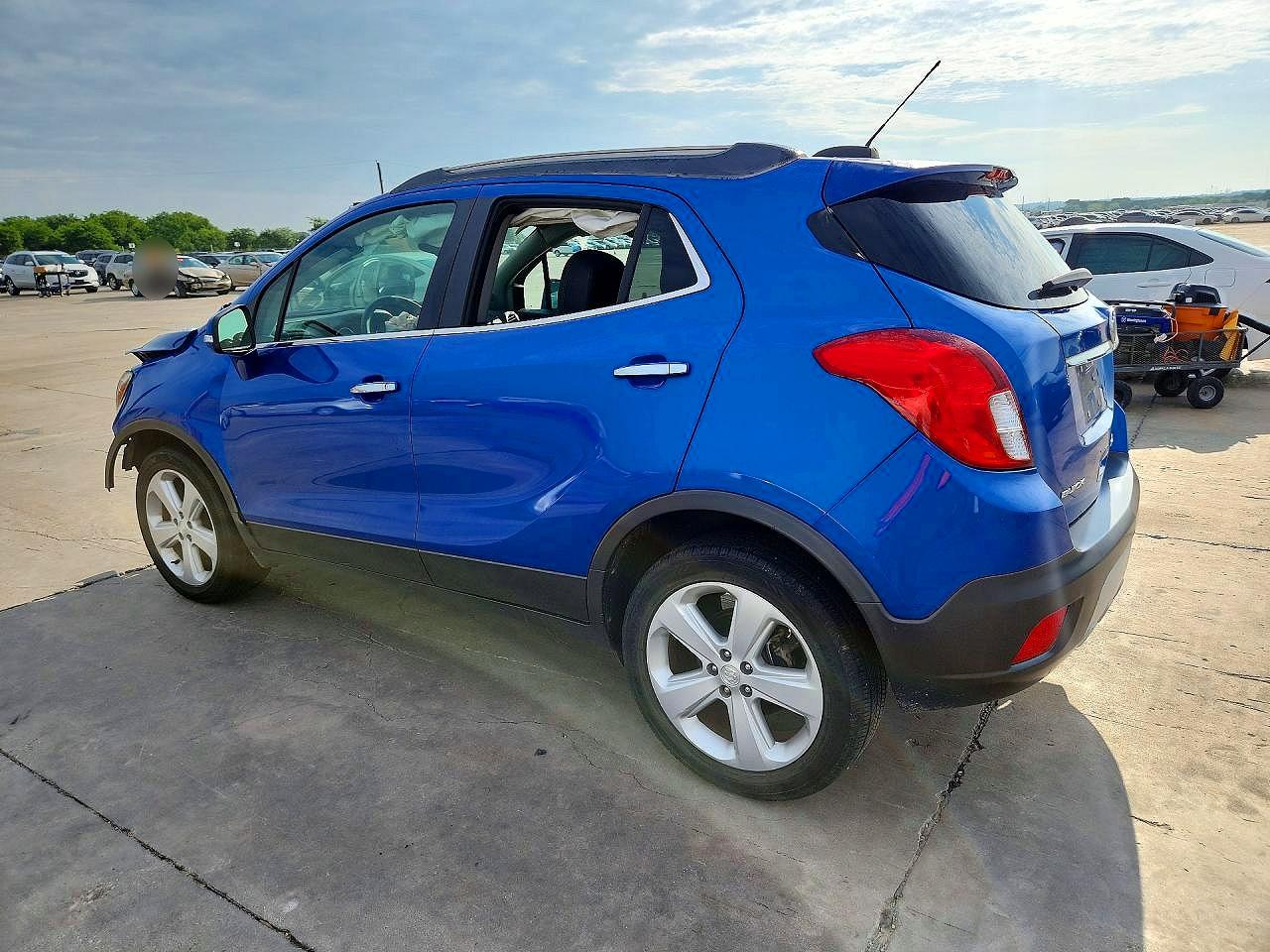 2015 Buick Encore VIN KL4CJASB6FB053047 COPART salvage auction — Front End, TX - SALVAGE VEHICLE TITLE, sold $925 on 2026-07-09 (photo 2)