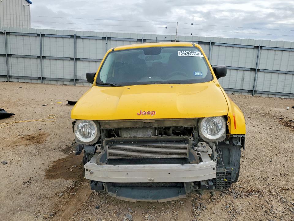 2017 Jeep Renegade VIN ZACCJAAB8HPE52753 COPART salvage auction — FRONT END, Tx - Salvage Vehicle Title, sold $1,250 on 2026-07-07 (photo 5)