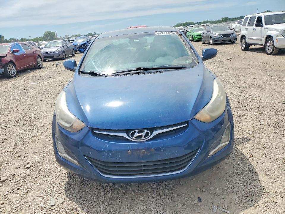 2014 Hyundai Elantra VIN KMHDH4AE2EU055198 COPART salvage auction — HAIL, Ks - Cert Of Title-Salvage, sold $1,700 on 2026-07-28 (photo 5)