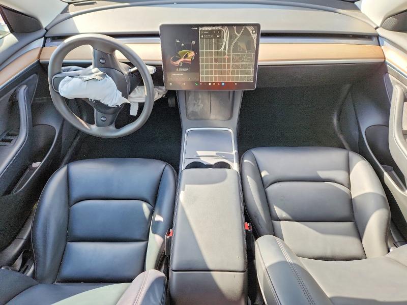2022 Tesla Model 3 VIN 5YJ3E1EA0NF135025 COPART salvage auction — FRONT END, CA - SALVAGE CERTIFICATE, sold $7,900 on 2026-07-24 (photo 8)