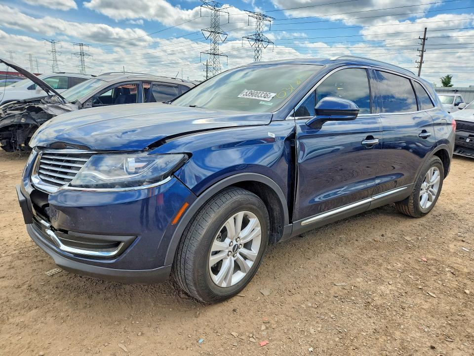 2017 Lincoln VIN 2LMPJ6JR1HBL50193 COPART salvage auction — FRONT END, Il - Salvage Certificate, sold $2,000 on 2026-07-09 (photo 1)
