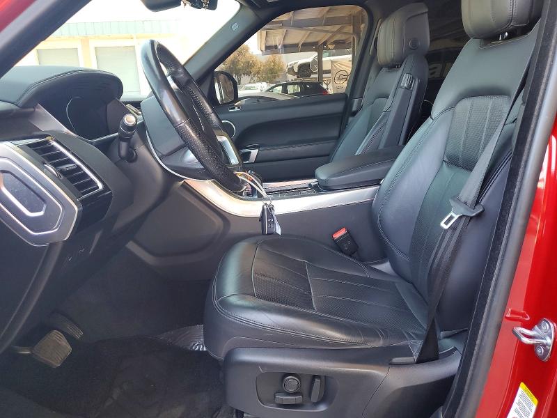 2020 Land rover Range rover sport VIN SALWR2SU3LA735087 COPART salvage auction — FRONT END, Ca - Salvage Certificate, sold $35 on 2026-07-28 (photo 7)