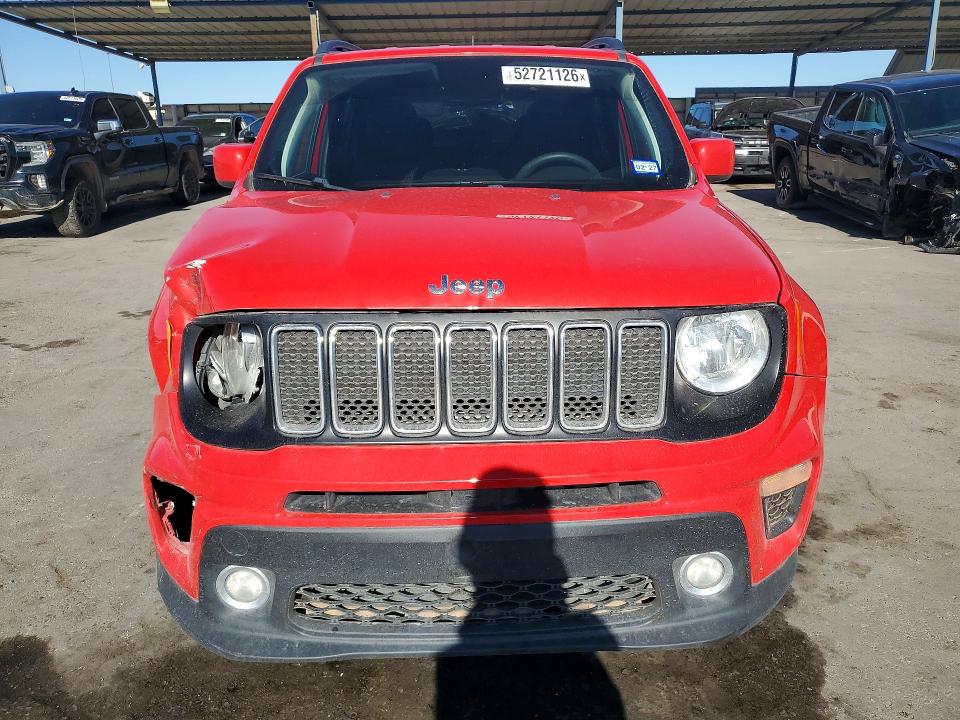2020 Jeep VIN ZACNJABB7LPL82790 COPART salvage auction — FRONT END, Tx - Salvage Vehicle Title, sold $4,150 on 2026-08-07 (photo 5)