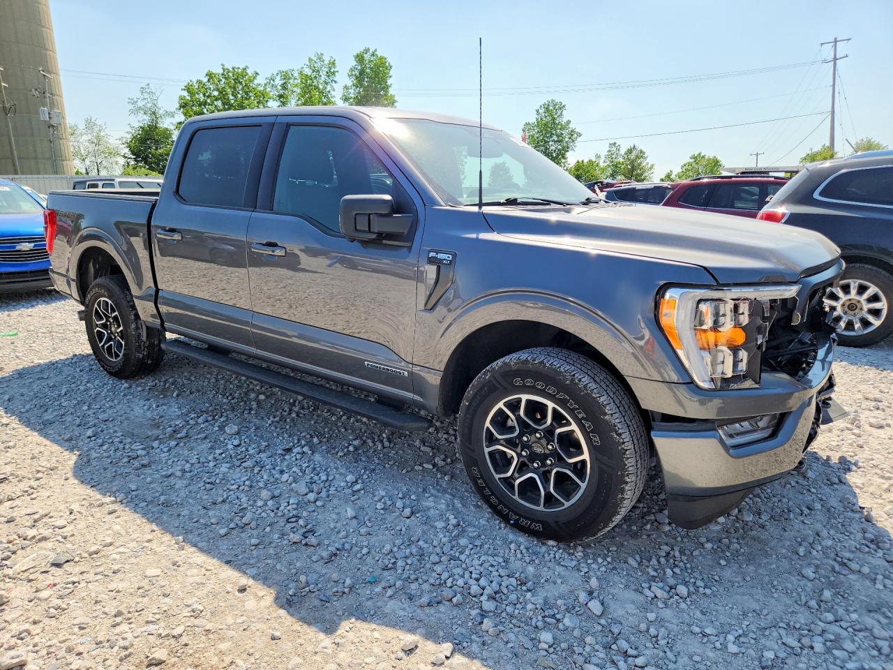 2022 Ford F-150 Lightning VIN 1FTFW1ED4NFB47551 COPART salvage auction — Front End, MI - CERTIFICATE OF TITLE, sold $18,700 on 2026-07-02 (photo 4)