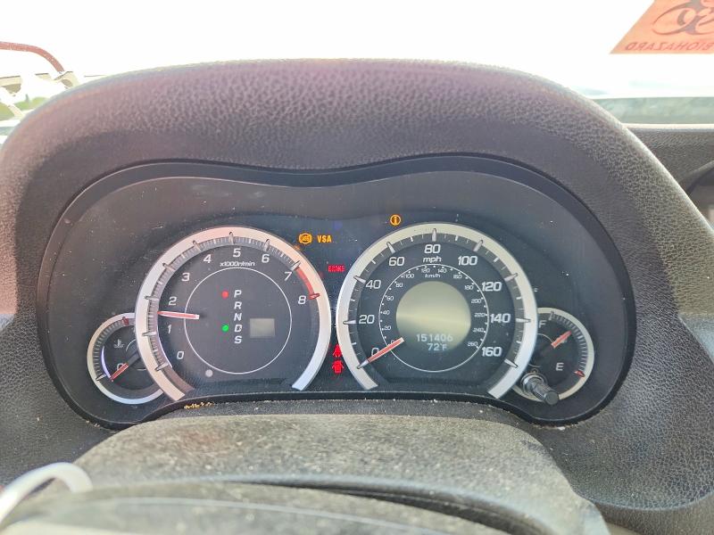 2010 Acura Tsx VIN JH4CU2F68AC035506 COPART salvage auction — FRONT END, NY - MV-907A SALVAGE CERTIFICATE, sold $475 on 2026-07-27 (photo 9)