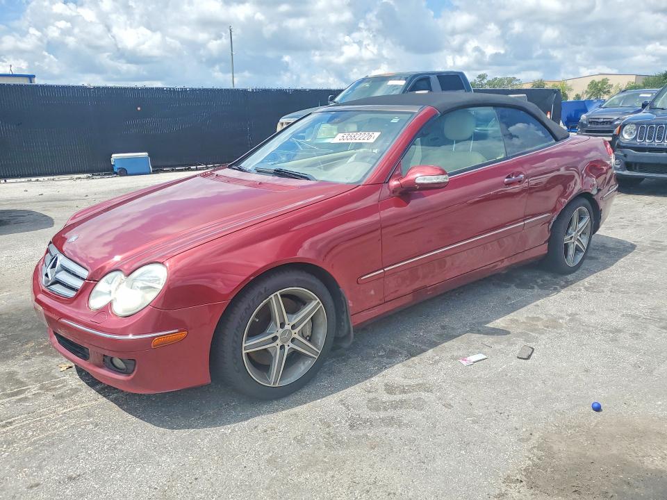 2009 Mercedes-benz Clk-class VIN WDBTK56F39T108803 COPART salvage auction — REAR END, FL - CERT OF TITLE SLVG REBUILDABLE, sold $375 on 2026-07-14 (photo 1)