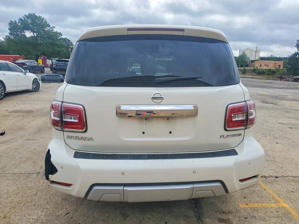 2018 Nissan Armada VIN JN8AY2NC3J9558762 COPART salvage auction — FRONT END, Sc - Cert Of Title-Salvage, sold $9,100 on 2026-07-17 (photo 6)