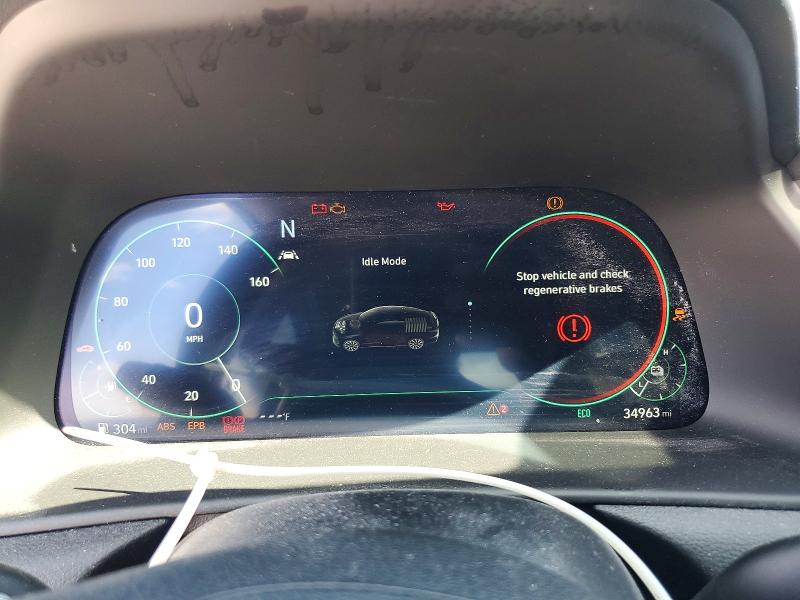 2023 Hyundai Sonata VIN KMHL54JJ0PA070028 COPART salvage auction — FRONT END, Nv - Salvage Title, sold $6,500 on 2026-07-15 (photo 9)