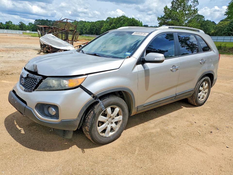 2013 Kia VIN 5XYKT3A63DG380990 COPART salvage auction — FRONT END, Tx - Salvage Vehicle Title, sold $825 on 2026-07-06 (photo 1)