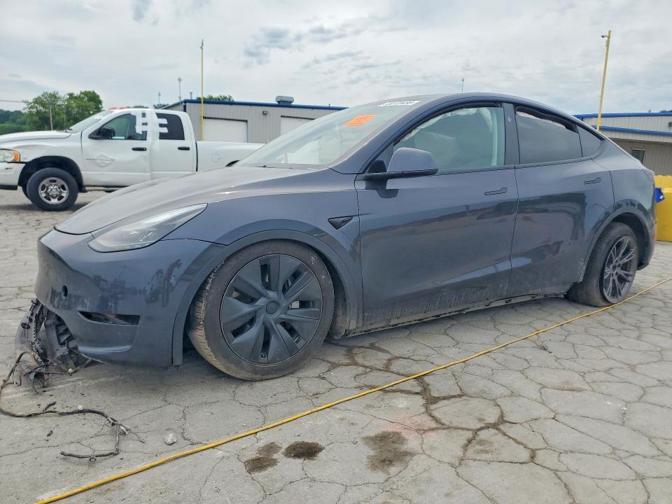 2025 Tesla VIN 7SAYGDEDXSA349611 COPART salvage auction — FRONT END, MS - CERT OF TITLE-SALVAGED, sold $6,900 on 2026-07-27 (photo 1)
