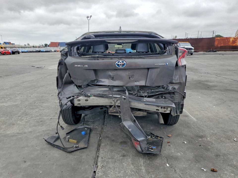 2018 Toyota Prius VIN JTDKARFU5J3065608 COPART salvage auction — REAR END, Ca - Salvage Certificate, sold $2,550 on 2026-07-08 (photo 6)
