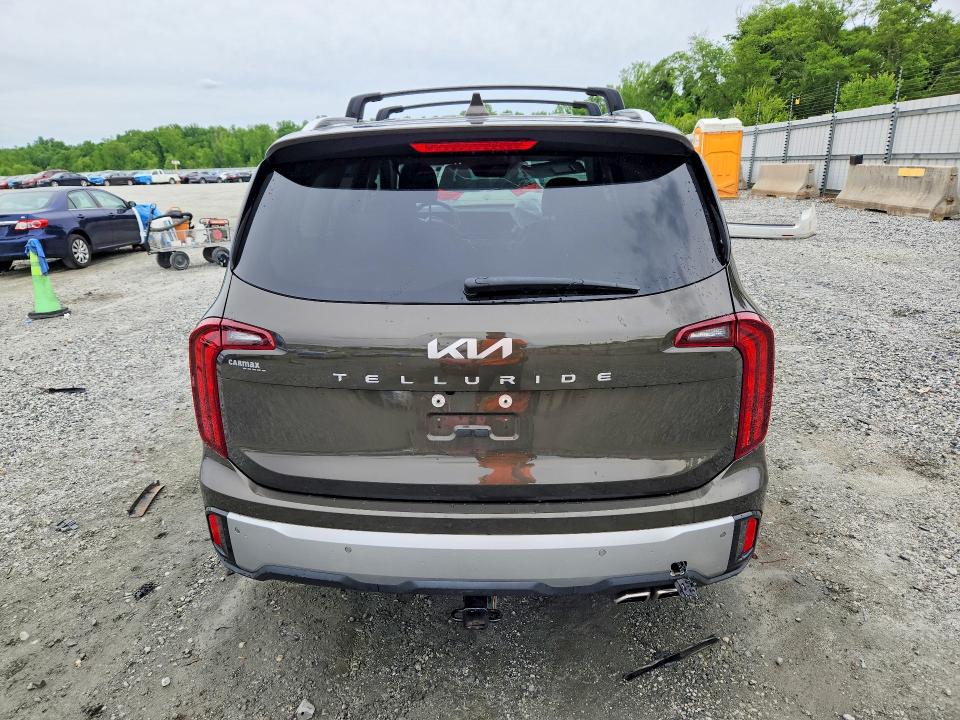 2023 Kia Telluride VIN 5XYP64GCXPG331323 COPART salvage auction — FRONT END, Nc - Salvage Certificate Of Title, sold $7,100 on 2026-07-15 (photo 6)