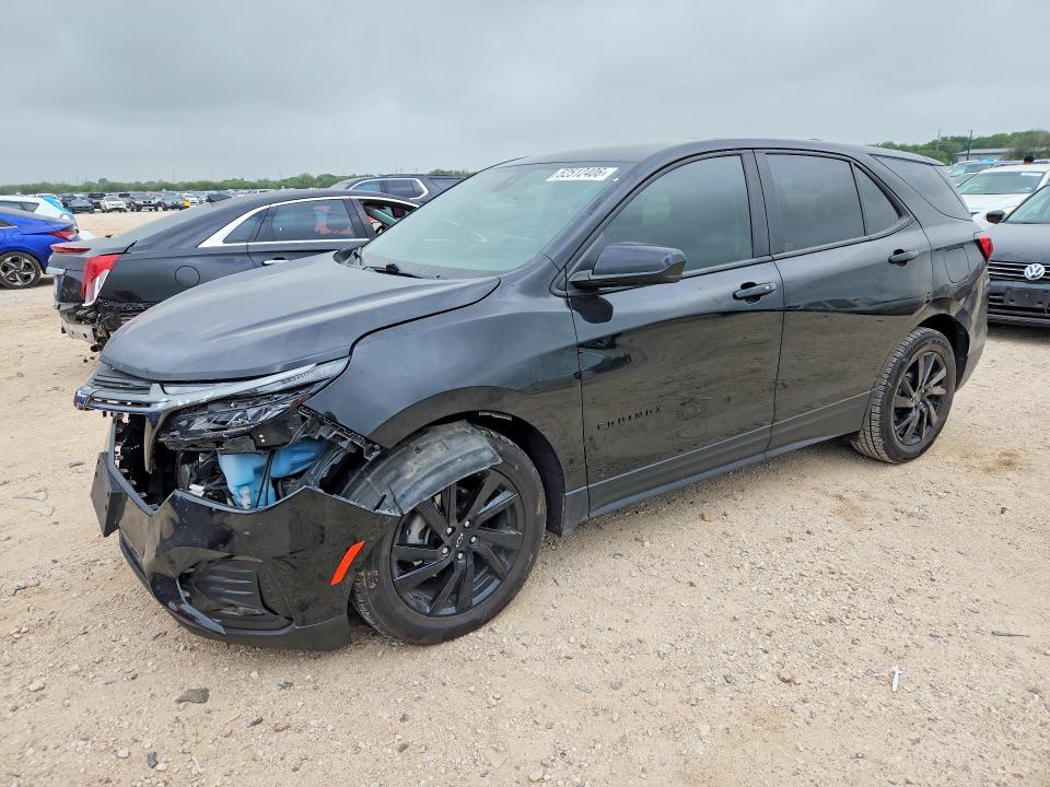 2024 Chevrolet VIN 3GNAXHEG1RL280202 COPART salvage auction — FRONT END, Tx - Certificate Of Title, sold $6,700 on 2026-07-09 (photo 1)