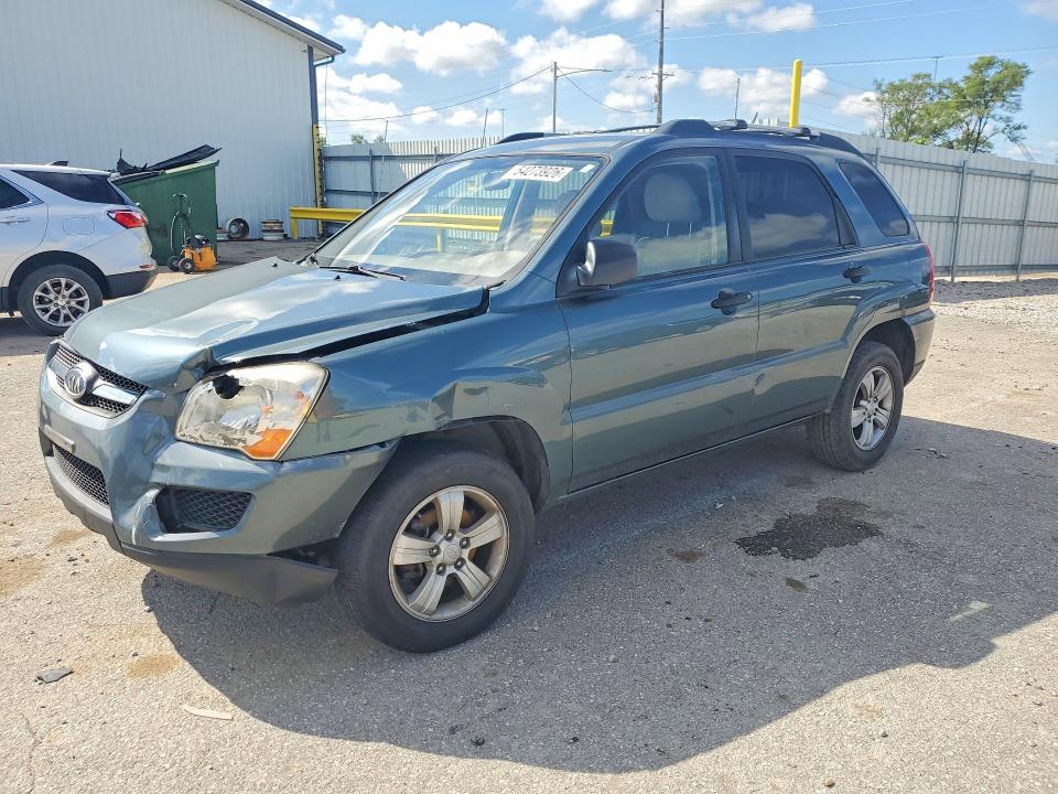 2009 Kia Sportage VIN KNDJF724697594237 COPART salvage auction — FRONT END, Ia - Cert Of Title-Salvage Title, sold $650 on 2026-07-10 (photo 1)