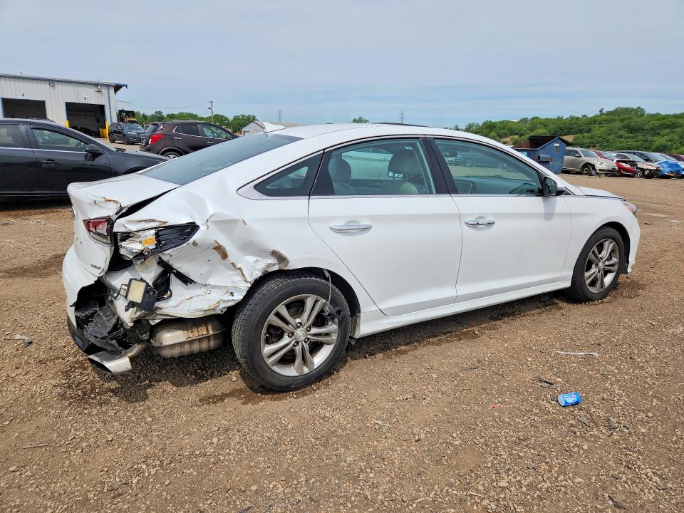 2019 Hyundai Sonata VIN 5NPE34AF9KH808568 COPART salvage auction — REAR END, Il - Salvage Certificate, sold $1,950 on 2026-07-24 (photo 3)