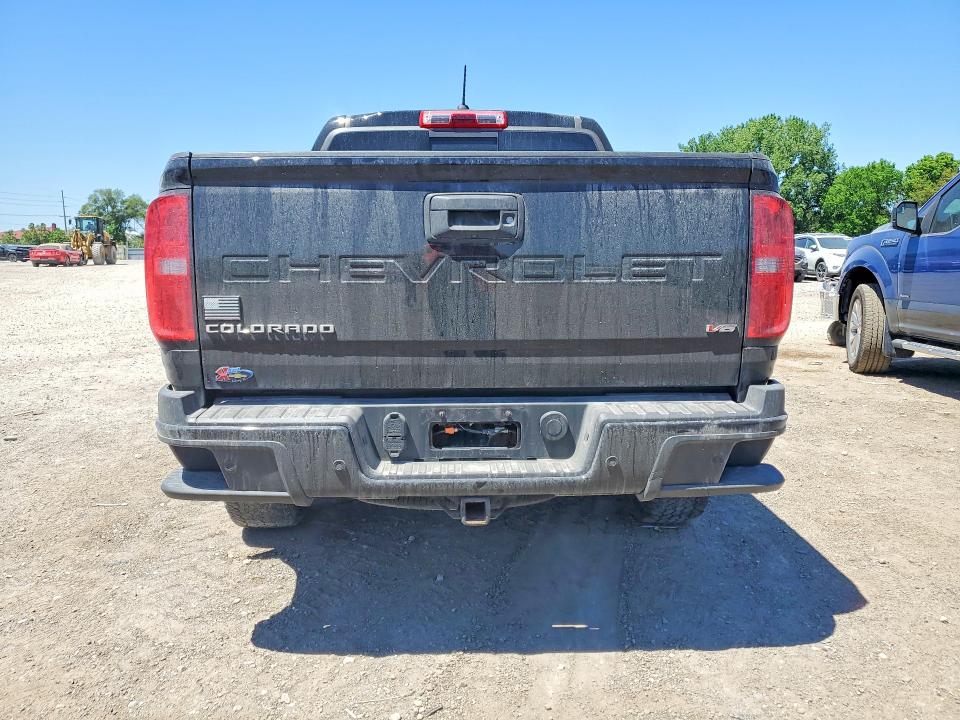 2021 Chevrolet Colorado VIN 1GCGTDEN4M1110101 COPART salvage auction — FRONT END, Ia - Cert Of Title-Salvage Title, sold $7,100 on 2026-07-31 (photo 6)