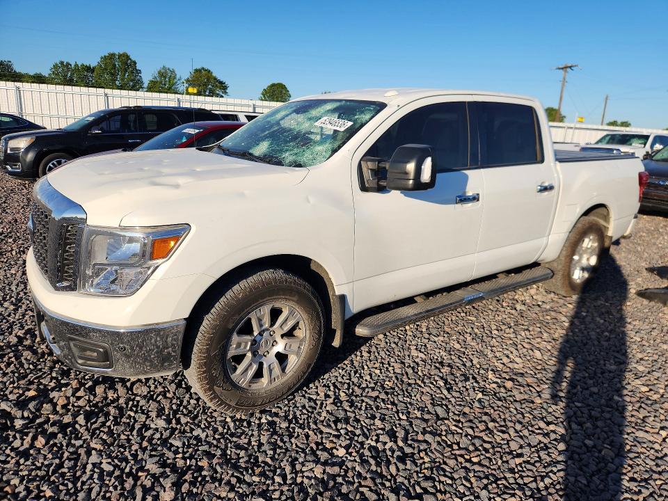 2018 Nissan TITAN VIN 1N6AA1E52JN546649 COPART salvage auction — HAIL, Mo - Salvage Certificate Of Title, sold $6,200 on 2026-08-03 (photo 1)