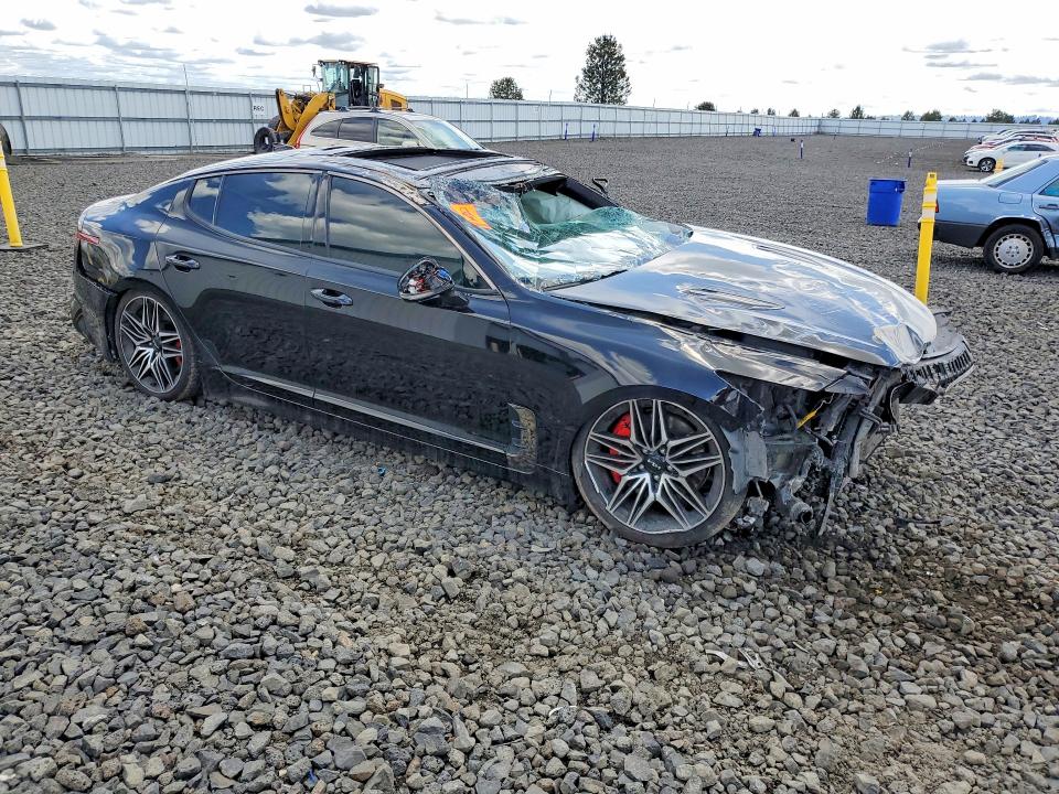 2021 Kia Stinger VIN KNAE55LC3M6097799 COPART salvage auction — ROLLOVER, Wa - Bill Of Sale, sold $1,500 on 2026-07-15 (photo 4)