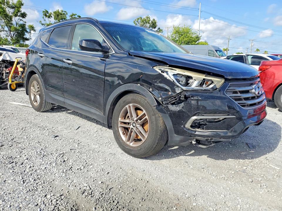 2017 Hyundai Santa fe VIN 5XYZU3LB0HG429722 COPART salvage auction — FRONT END, Fl - Cert Of Title Slvg Rebuildable, sold $2,300 on 2026-07-31 (photo 4)