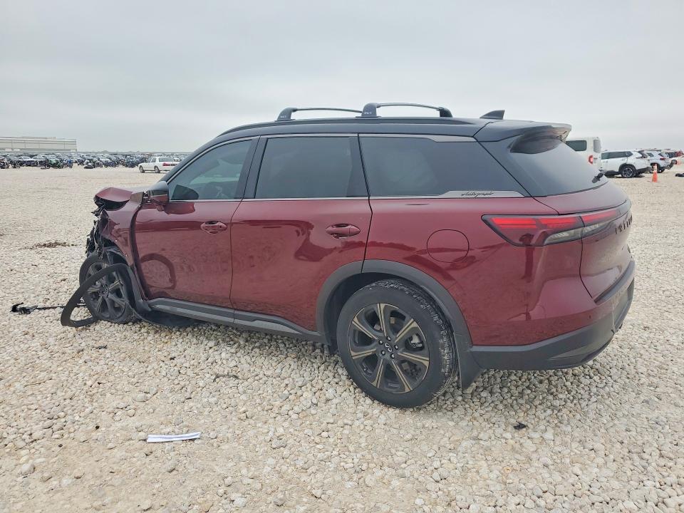 2026 Infiniti VIN 5N1AL1HU8TC342688 COPART salvage auction — FRONT END, Tx - Salvage Vehicle Title, sold $15,200 on 2026-07-02 (photo 2)