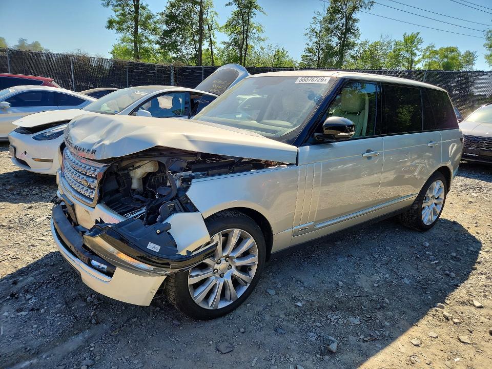 2014 Land rover VIN SALGS3TF1EA164152 COPART salvage auction — FRONT END, Md - Cert Of Salvage > 75% Damage, sold $5,600 on 2026-07-31 (photo 1)