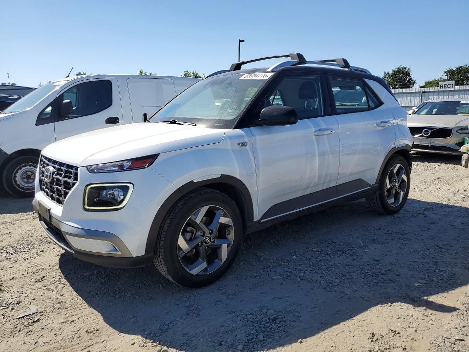 2022 Hyundai Venue VIN KMHRC8A33NU135510 COPART salvage auction — REAR END, Ca - Salvage Certificate, sold $3,150 on 2026-07-16 (photo 1)
