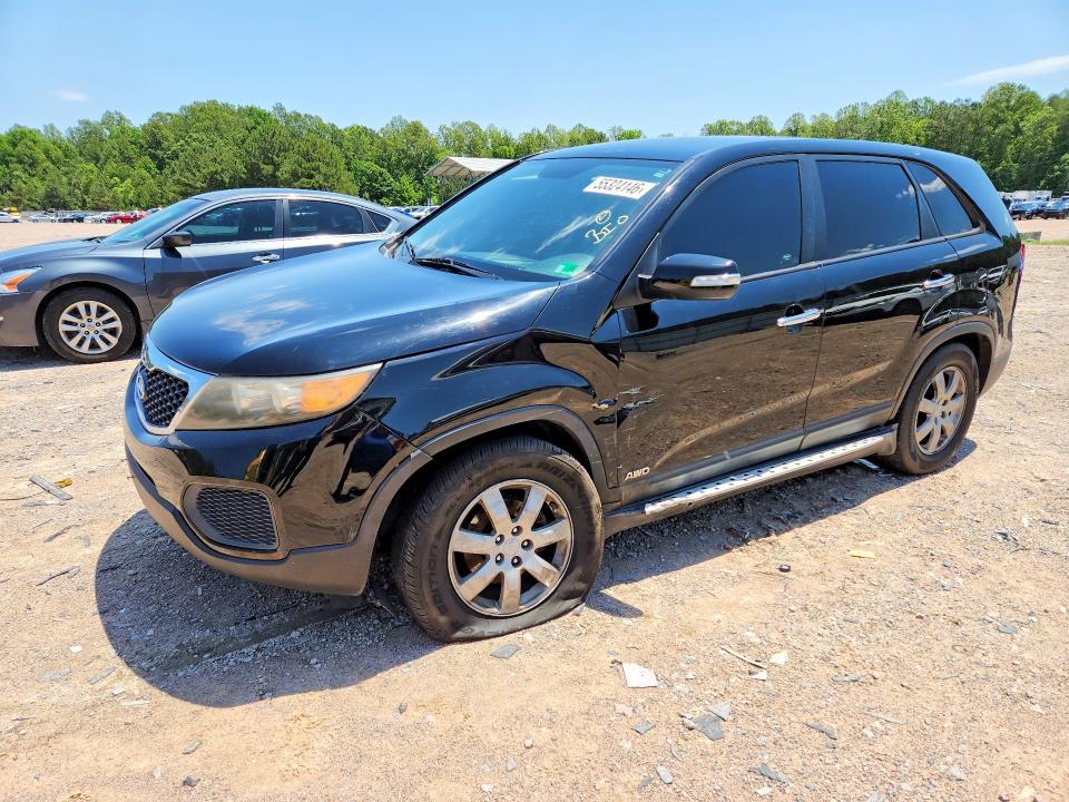 2013 Kia Sorento VIN 5XYKTDA60DG339464 COPART salvage auction — SIDE, Va - Cert Of Title - Salvage, sold $775 on 2026-07-06 (photo 1)