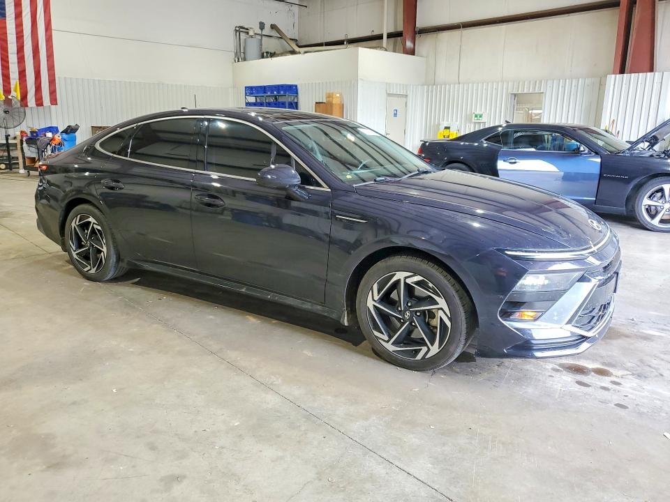 2025 Hyundai Sonata VIN KMHL14JA4SA434181 COPART salvage auction — FRONT END, Tx - Salvage Vehicle Title, sold $8,000 on 2026-07-20 (photo 4)