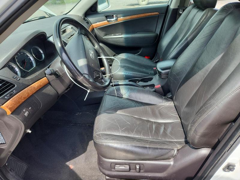 2009 Hyundai Sonata VIN 5NPEU46F89H537549 COPART salvage auction — FRONT END, Md - Cert Of Salvage > 75% Damage, sold $350 on 2026-07-10 (photo 7)