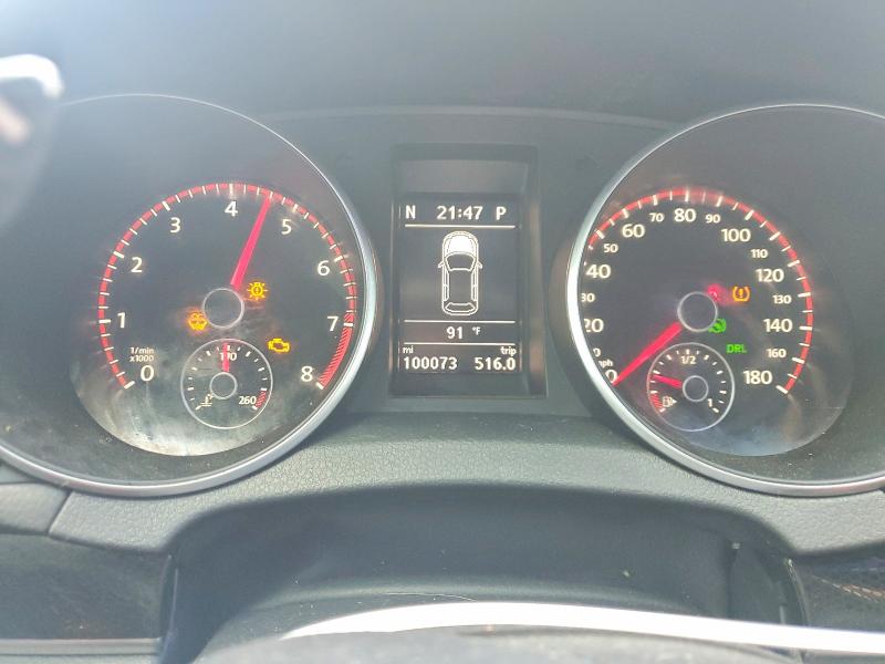 2013 Volkswagen Gti VIN WVWHV7AJ2DW132930 COPART salvage auction — REAR END, Fl - Cert Of Title Slvg Rebuildable, sold $1,450 on 2026-07-09 (photo 9)