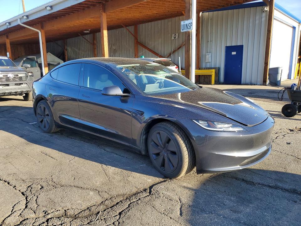 2024 Tesla Model 3 VIN 5YJ3E1EB5RF754461 COPART salvage auction — REAR END, Co - Public - Salvage Title, sold $15,700 on 2026-07-07 (photo 4)