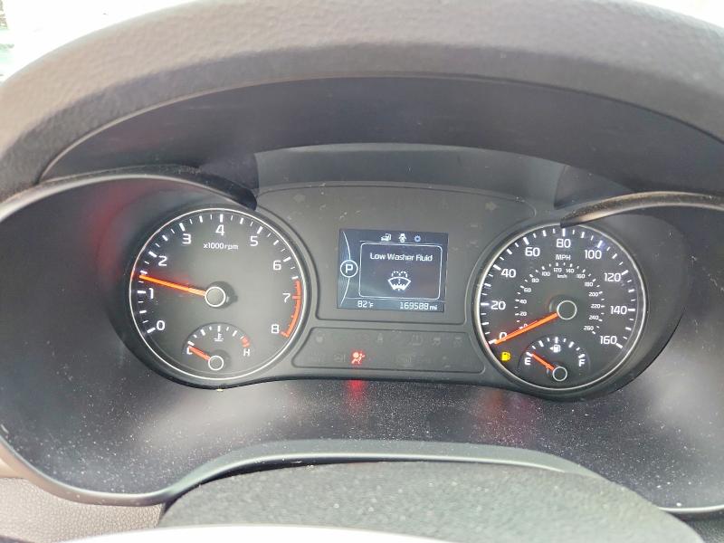 2016 Kia Optima VIN 5XXGT4L30GG072327 COPART salvage auction — FRONT END, Tn - Salvage Certificate, sold $600 on 2026-07-13 (photo 9)