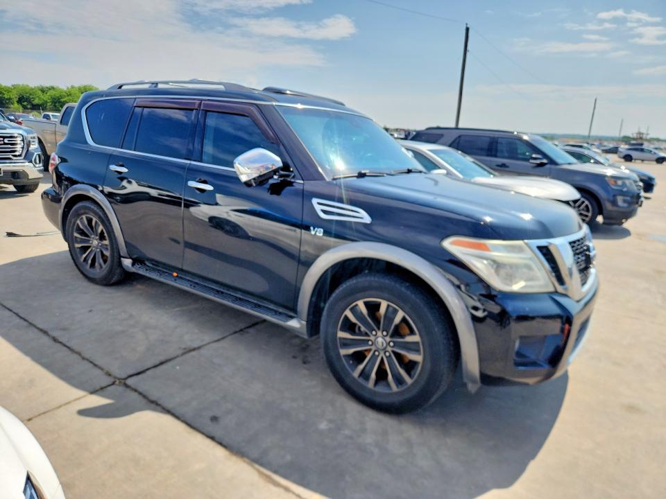 2017 Nissan Armada VIN JN8AY2ND4H9009106 COPART salvage auction — SIDE, Tx - Salvage Vehicle Title, sold $4,500 on 2026-07-02 (photo 4)