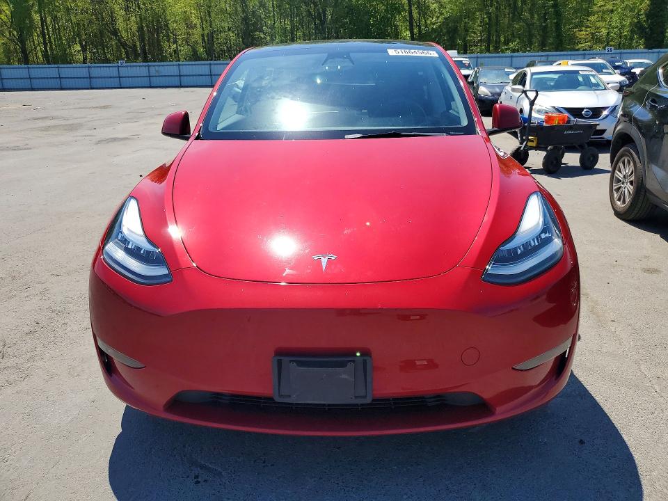 2023 Tesla Model y VIN 7SAYGDEEXPA106557 COPART salvage auction — REAR END, NJ - CERT OF TITLE-SALVAGE, sold $11,900 on 2026-07-30 (photo 5)