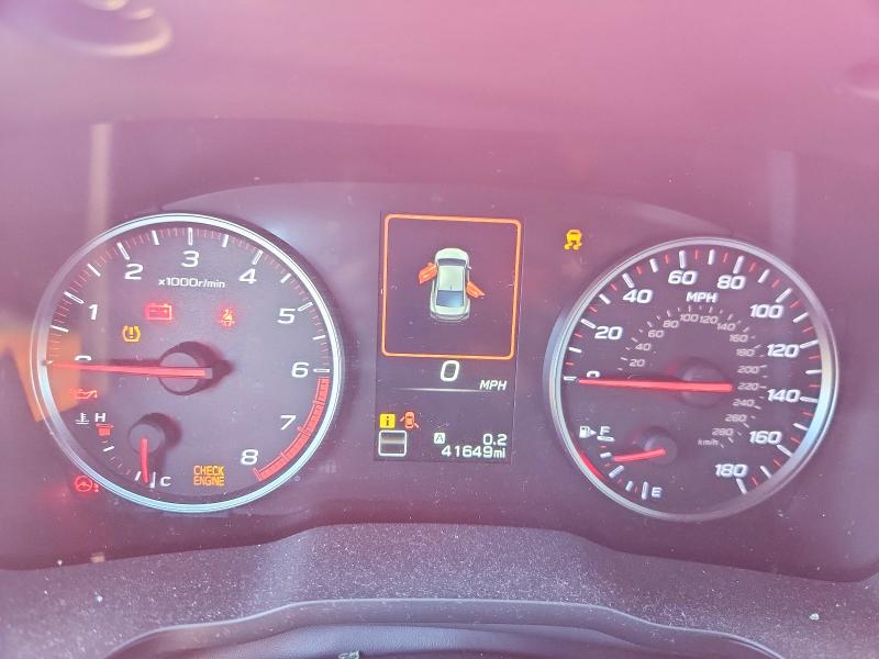 2022 Subaru VIN JF1VBAF60N9032117 COPART salvage auction — HAIL, KS - CERT OF TITLE-SALVAGE, sold $5,000 on 2026-07-29 (photo 9)