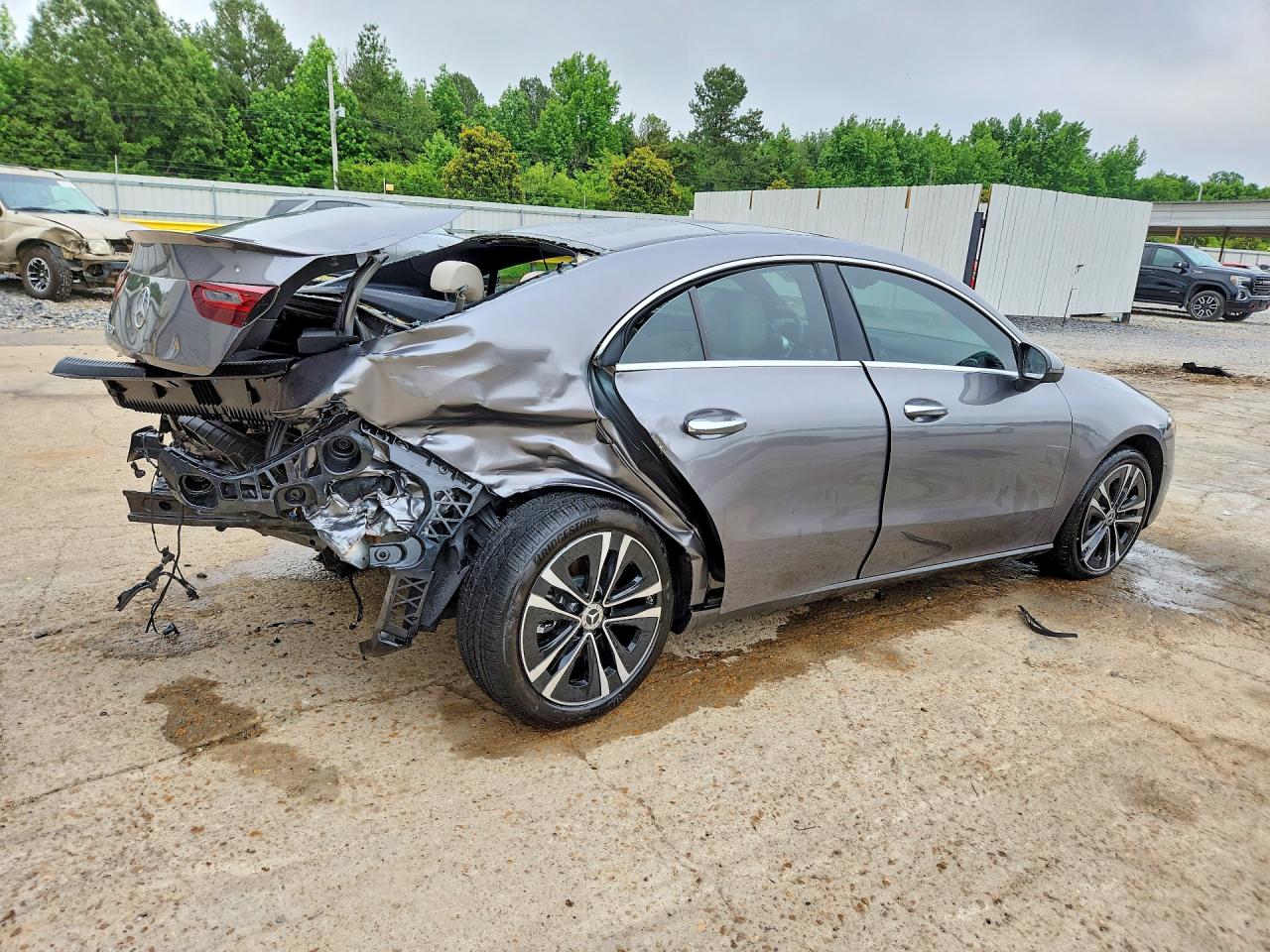 2025 Mercedes-Benz CLA-Class VIN W1K5J4GB0SN515318 COPART salvage auction — Rear End, TN - SALVAGE CERTIFICATE, sold $9,200 on 2026-07-09 (photo 3)