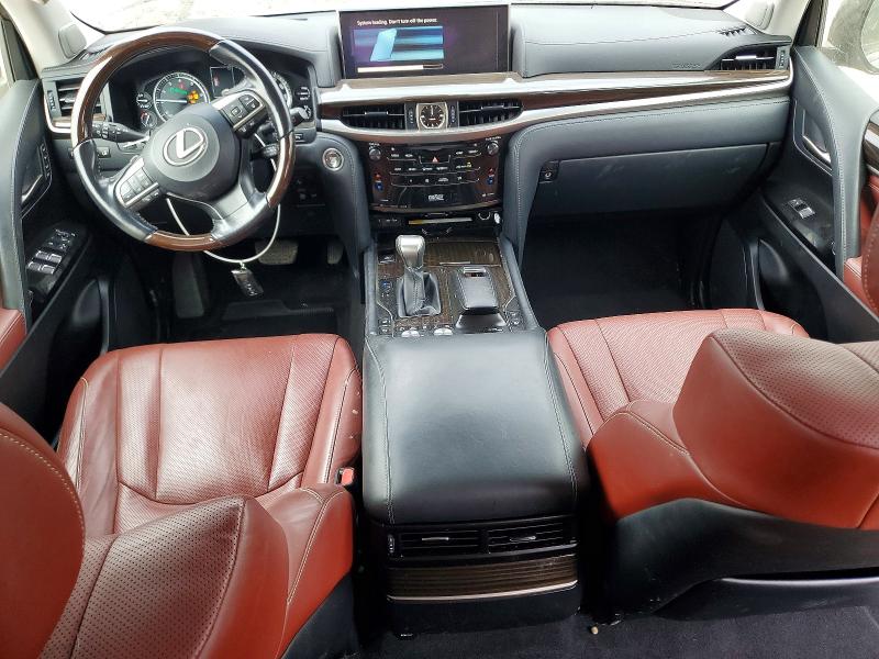 2019 Lexus Lx VIN JTJHY7AXXK4283726 COPART salvage auction — FRONT END, Il - Salvage Certificate, sold $41,000 on 2026-07-28 (photo 8)