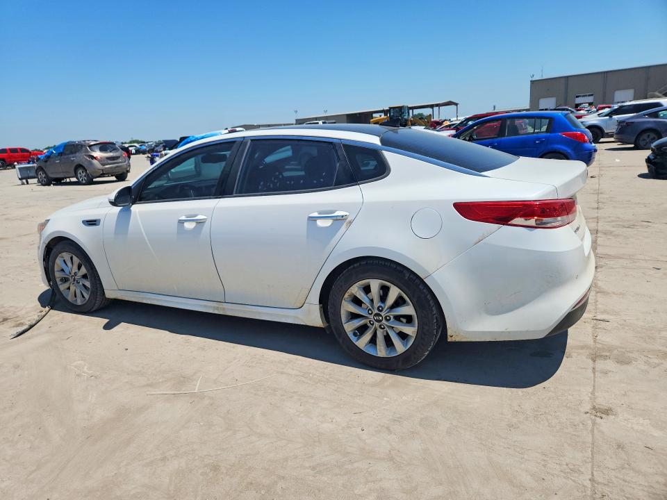 2016 Kia Optima VIN 5XXGU4L3XGG091139 COPART salvage auction — FRONT END, Tx - Salvage Vehicle Title, sold $1,650 on 2026-07-16 (photo 2)