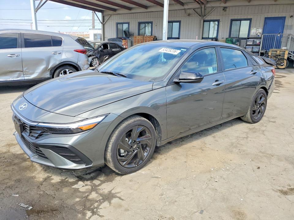 2026 Hyundai Elantra VIN KMHLM4DG7TU144220 COPART salvage auction — REAR END, Ca - Salvage Certificate, sold $4,400 on 2026-07-30 (photo 1)