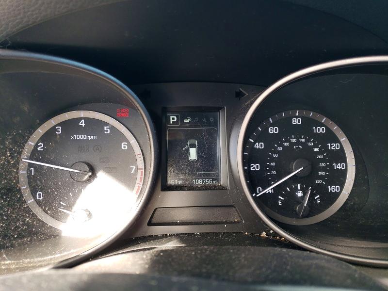 2017 Hyundai VIN 5XYZTDLB1HG384489 COPART salvage auction — FRONT END, Salvage Title, sold $2,700 on 2026-07-29 (photo 9)