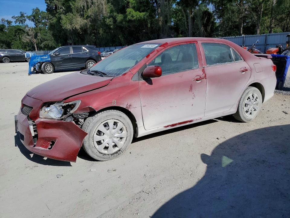 2009 Toyota Corolla VIN JTDBL40E39J046397 COPART salvage auction — FRONT END, FL - CERT OF TITLE SLVG REBUILDABLE, sold $1,000 on 2026-07-21 (photo 1)