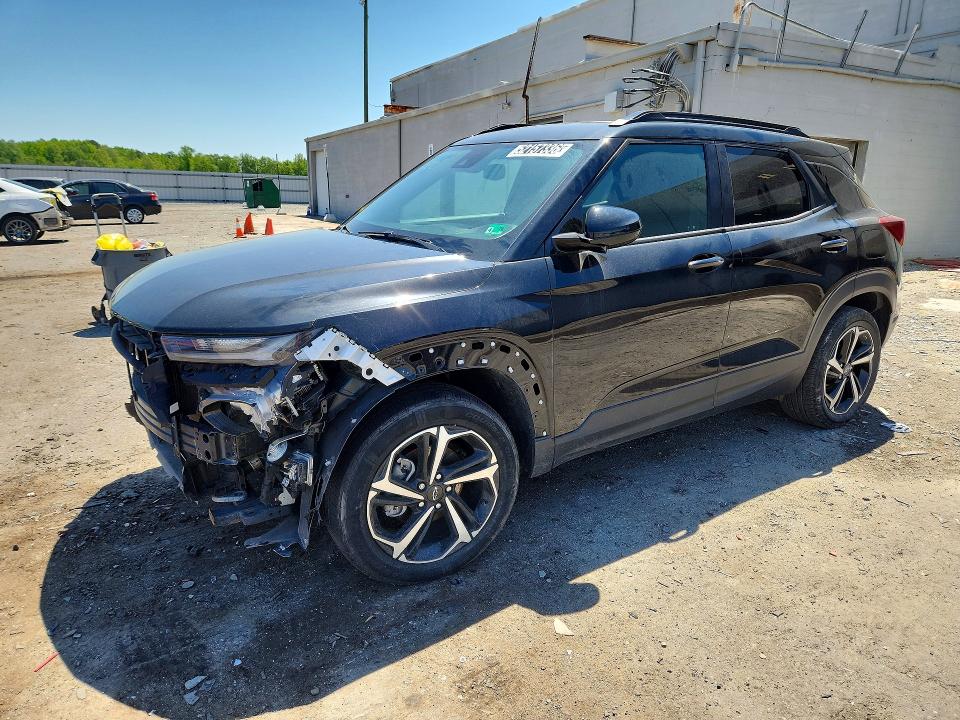 2022 Chevrolet Trailblazer VIN KL79MUSL7NB014352 COPART salvage auction — FRONT END, Va - Certificate Of Title, sold $13,100 on 2026-07-14 (photo 1)