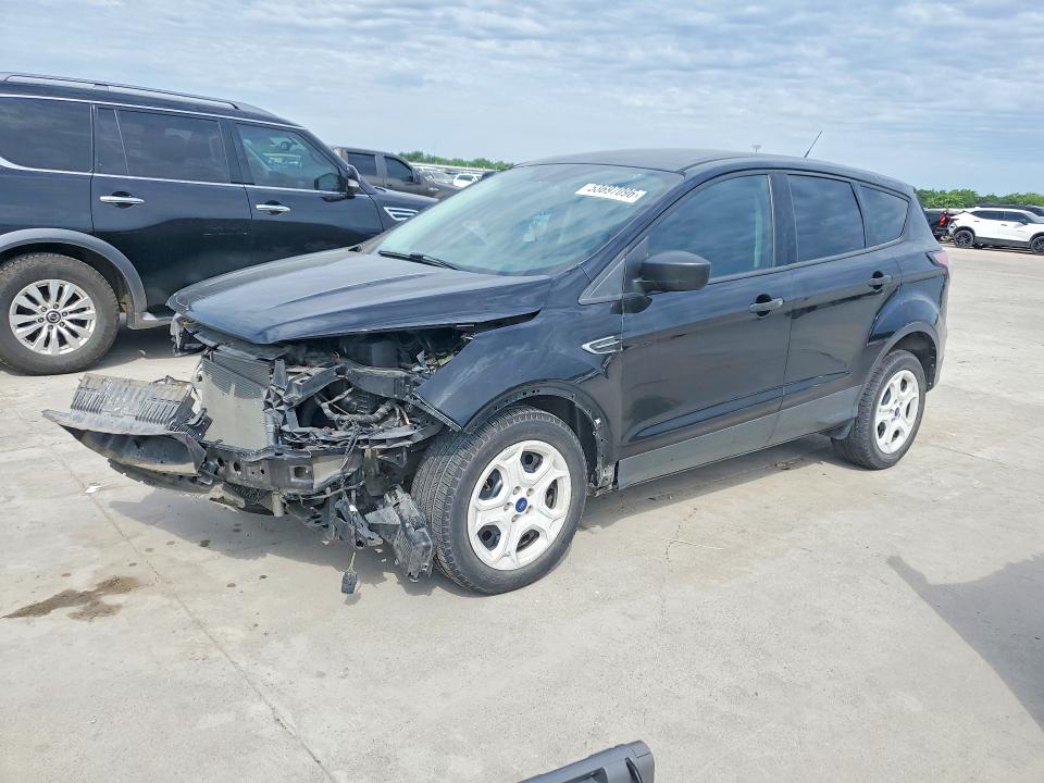 2018 Ford Escape VIN 1FMCU0F72JUA17684 COPART salvage auction — FRONT END, Tx - Salvage Vehicle Title, sold $1,550 on 2026-07-02 (photo 1)